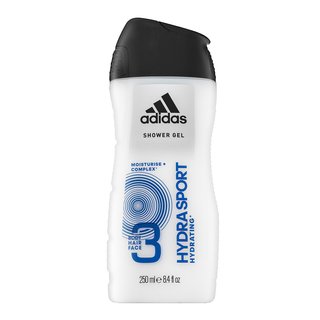 Adidas 3 Hydra Sport Hydrating Gel de duș bărbați 250 ml