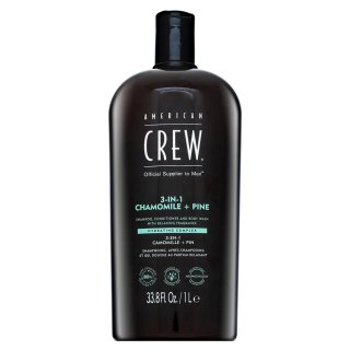 American Crew 3-in-1 Chamolie + Pine șampon, balsam și un gel de duș 1000 ml