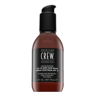 American Crew Shaving Skincare All-In-One Face Balm Broad Spectrum SPF15 balsam aftershave cu efect de calmare pentru bărbati 170 ml