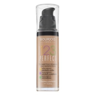 Bourjois 123 Perfect Foundation fond de ten lichid împotriva imperfecțiunilor pielii 52 Vanilla 30 ml