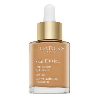 Clarins Skin Illusion Natural Hydrating Foundation fond de ten lichid cu efect de hidratare 112 Amber 30 ml