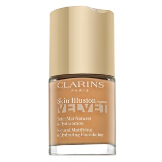 Clarins Skin Illusion Velvet Natural Matifying & Hydrating Foundation fond de ten lichid cu efect matifiant 107C Beige 30 ml