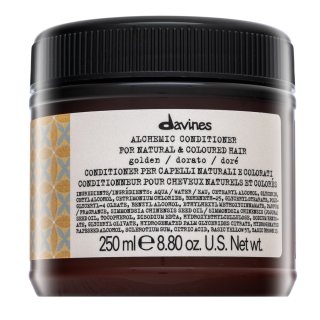 Davines Alchemic Conditioner balsam nuanțator pentru revigorarea nuantelor calde de blond Golden 250 ml