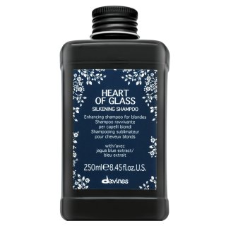 Davines Heart Of Glass Silkening Shampoo sampon hranitor pentru par vopsit, decolorat și tratat chimic 250 ml