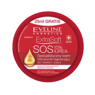 Eveline Extra Soft SOS 10% Urea Face & Body Cream crema regeneratoare 175 ml