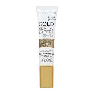 Eveline Gold Lift Expert Luxurious Eye Cream lapte demachiant anti riduri 15 ml