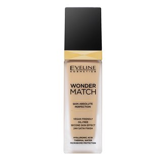 Eveline Wonder Match Skin Absolute Perfection machiaj persistent pentru o piele luminoasă și uniformă 20 Medium Beige 30 ml