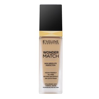 Eveline Wonder Match Skin Absolute Perfection machiaj persistent pentru o piele luminoasă și uniformă 30 Cool Beige 30 ml