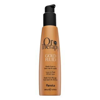 Fanola Oro Therapy Gold Fluid fluid radiant pentru o pieptanare mai usoara 200 ml