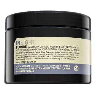 Insight Blonde Cold Reflections Hair Mask mască pentru nuanțe reci de păr blond 500 ml