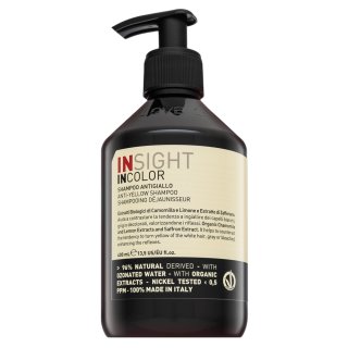 Insight Incolor Anti-Yellow Shampoo șampon împotriva ingălbenirii nuanțelor 400 ml