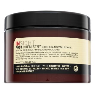 Insight Post Chemistry Neutralizing Mask mască de neutralizare pentru par vopsit, decolorat și tratat chimic 500 ml