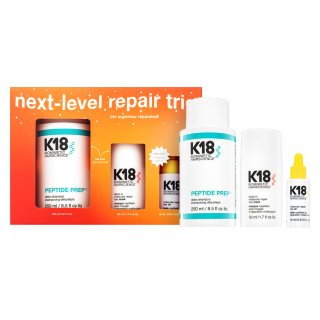 K18 Next-Level Repair Trio set pentru păr deteriorat 250 ml + 50 ml + 10 ml