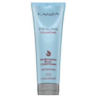 L’ANZA Healing ColorCare De-Brassing Blue Conditioner balsam nuanțator pentru nuante maro 250 ml