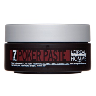 L´Oréal Professionnel Homme Poker Paste pasta modelatoare fixare puternică 75 ml