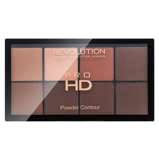 Makeup Revolution Pro HD Powder Contour Palette - Medium Dark paleta pentru fata multifunctionala 20 g