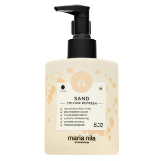 Maria Nila Colour Refresh mască hrănitoare cu pigmenți colorați pentru a revigora nuanțele de blond și șaten deschis Sand 300 ml