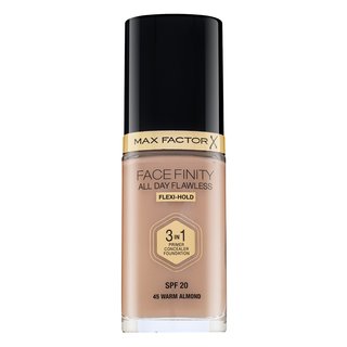 Max Factor Facefinity All Day Flawless Flexi-Hold 3in1 Primer Concealer Foundation SPF20 fond de ten lichid 3in1 45 30 ml