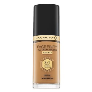 Max Factor Facefinity All Day Flawless Flexi-Hold 3in1 Primer Concealer Foundation SPF20 fond de ten lichid 3in1 76 30 ml