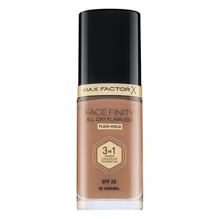 Max Factor Facefinity All Day Flawless Flexi-Hold 3in1 Primer Concealer Foundation SPF20 fond de ten lichid 3in1 85 30 ml