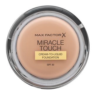 Max Factor Miracle Touch Foundation fond de ten lichid pentru o piele luminoasă și uniformă 35 Pearl Beige 11,5 g