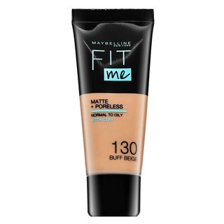 Maybelline Fit Me! Foundation Matte + Poreless 130 Buff Beige fond de ten lichid cu efect matifiant 30 ml