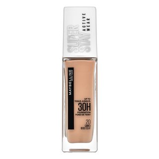 Maybelline Super Stay Active Wear 30H Foundation 20 Cameo Beige Eclat machiaj persistent împotriva imperfecțiunilor pielii 30 ml