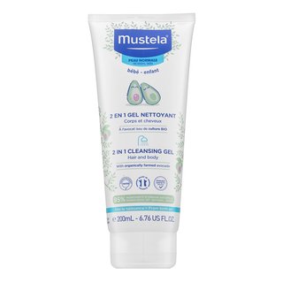 Mustela Bébé 2-In-1 Hair & Body Shampoo șampon și gel de duș 2 în 1 pentru copii 200 ml