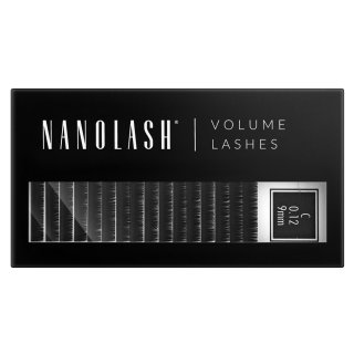 Nanolash Volume Lashes 0.12 C gene false 9 mm