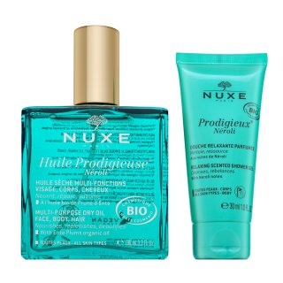 Nuxe Prodigieux Néroli set Multi-Purpose Dry Oil + Relaxing Scented Shower Gel 100 ml + 30 ml