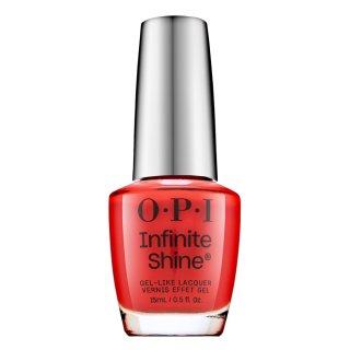 OPI Infinite Shine Gel-Like Lacquer lac de unghii cu efect de gel Knock \'Em Red 15 ml