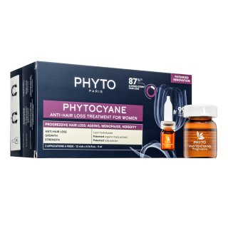 Phyto Phyto Cyane Progressive Hair-Loss Treatment for Women tratament pentru păr impotriva căderii părului 12 x 5 ml