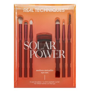 Real Techniques Solar Power Molten Metallic Eye Set set perii machiaj pentru ochi