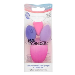 Real Techniques Sunrise To Sunset Miracle Complexion Sponge + 3 Minis Set burete pentru make-up