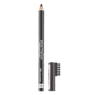 Rimmel London Brow This Way Eyebrow Pencil creion sprâncene 001 Dark Brown 1,4 g