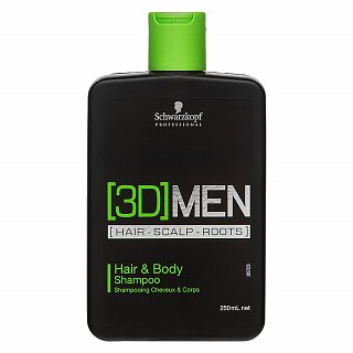 Schwarzkopf Professional 3DMEN Hair & Body Shampoo sampon si dus gel 2in1 pentru bărbati 250 ml