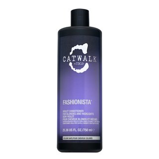 Tigi Catwalk Fashionista Violet Conditioner balsam hrănitor pentru păr blond 750 ml