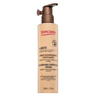 Topicrem Karité Nourishing Fortifying Cream intretinere pentru intarire pentru păr creț 200 ml