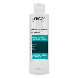 Vichy Dercos Oil Control Advanced Action Shampoo sampon de curatare pentru un scalp seboreic 200 ml