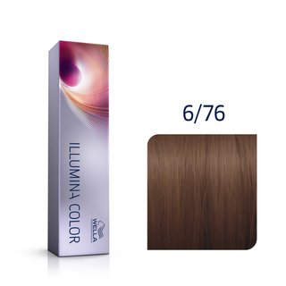 Wella Professionals Illumina Color vopsea profesională permanentă pentru păr 6/76 60 ml