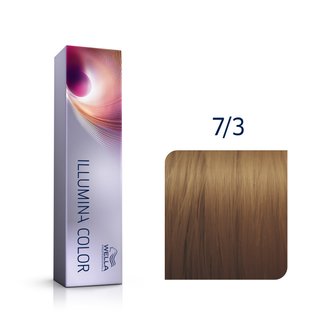 Wella Professionals Illumina Color vopsea profesională permanentă pentru păr 7/3 60 ml