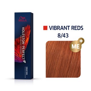 Wella Professionals Koleston Perfect Me+ Vibrant Reds vopsea profesională permanentă pentru păr 8/43 60 ml