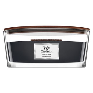 Woodwick Indigo Suede lumânare parfumată 453,6 g