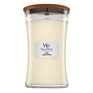 Woodwick Linen lumânare parfumată 610 g