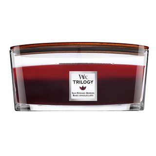 Woodwick Trilogy Sun Ripened Berries lumânare parfumată 453,6 g