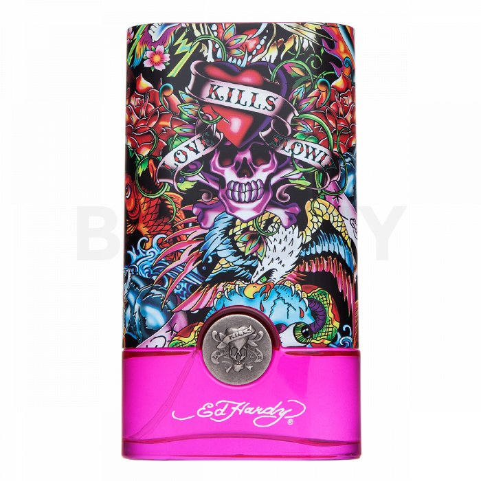 Christian Audigier Ed Hardy Hearts & Daggers for Her Eau de Parfum femei 10 ml Eșantion