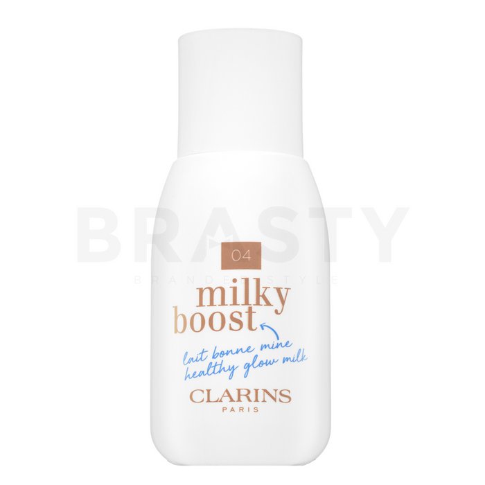 Clarins Milky Boost Foundation - 04 Auburn emulsii tonice și hidratante pentru o piele luminoasă și uniformă 50 ml