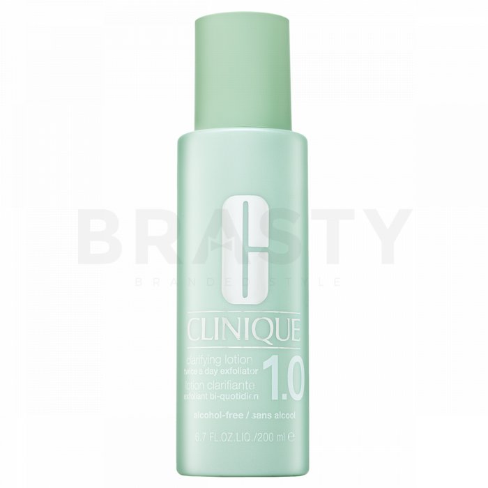 Clinique Clarifying Lotion Twice a Day Exfoliator 1.0 apă pentru curățarea pielii pentru o pile luminoasă și uniformă 200 ml