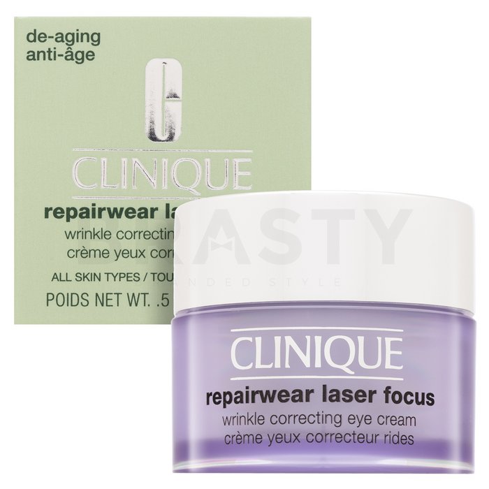 Clinique Repairwear Laser Focus Wrinkle Correcting Eye Cream cremă de ochi pentru netezire pentru toate tipurile de piele 15 ml