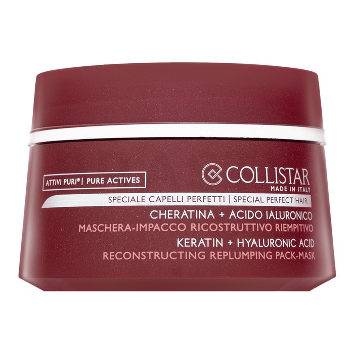 Collistar Special Perfect Hair Keratin+Hyaluronic Acid Mask cura de regenerare cu keratina pentru păr foarte deteriorat 200 ml